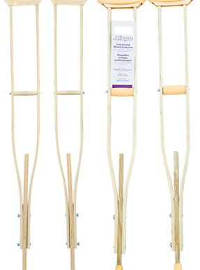 Airgo® Laminated Wood Crutches